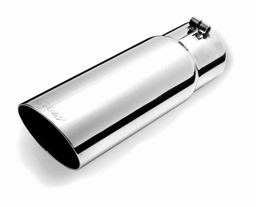 Gibson Performance Exhaust 500420 Stainless Steel Tip>Single Wall Angle Tip