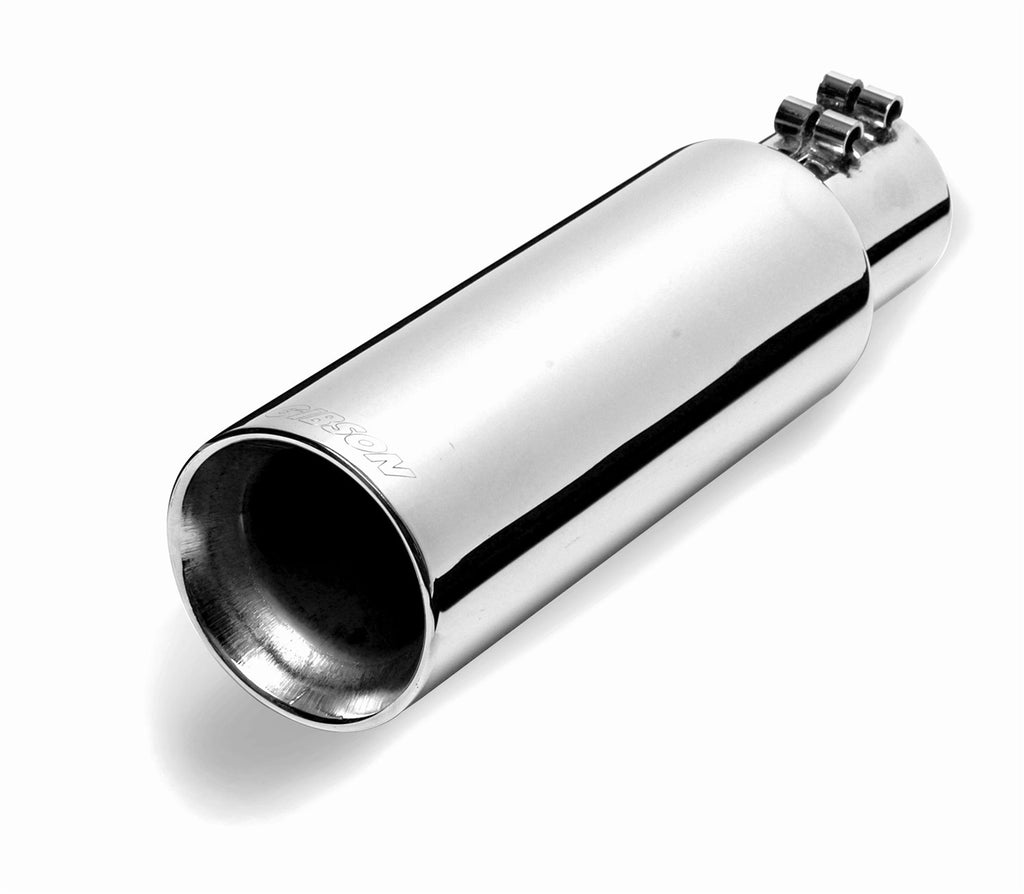 Gibson Performance Exhaust 500422 Stainless Steel Tip>Double Walled Angle Tip