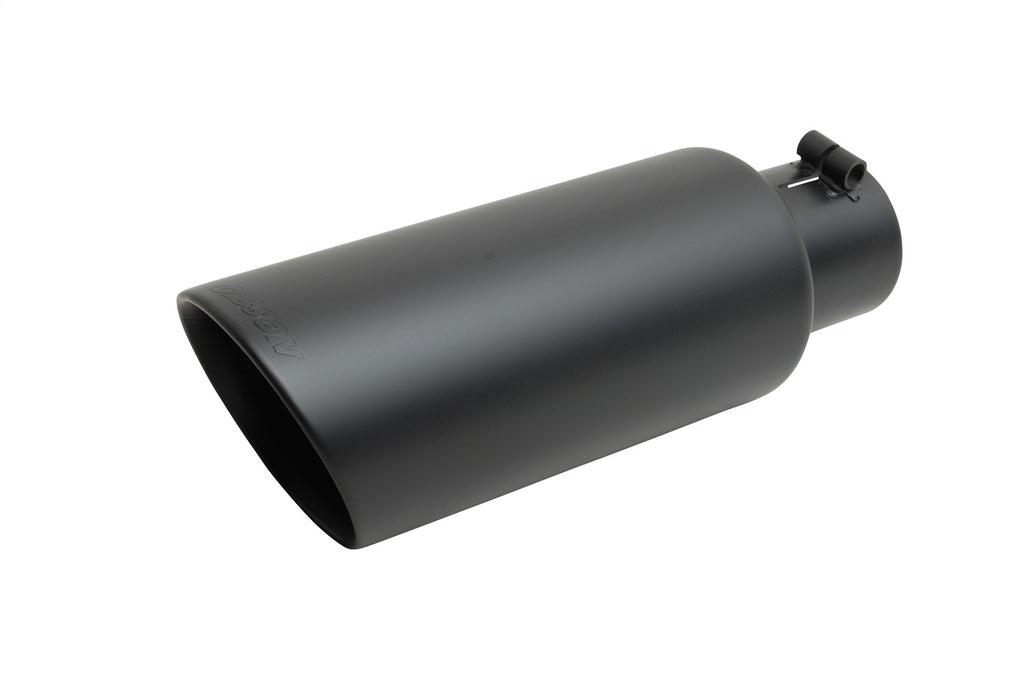 Gibson Performance Exhaust 500637-B Stainless Steel Tip>Double Walled Angle Tip