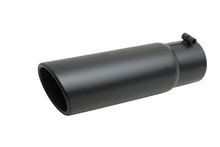 Load image into Gallery viewer, Gibson Performance Exhaust 500640-B Stainless Steel Tip>Rolled Edge Angle Tip