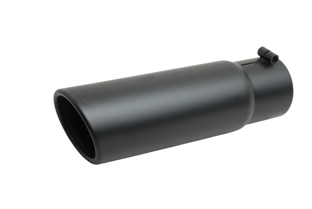 Gibson Performance Exhaust 500643-B Stainless Steel Tip>Rolled Edge Angle Tip