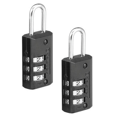 Master Lock 646T 13/16in (20mm) Wide Set Your Own Combination Lock; 2-Pack