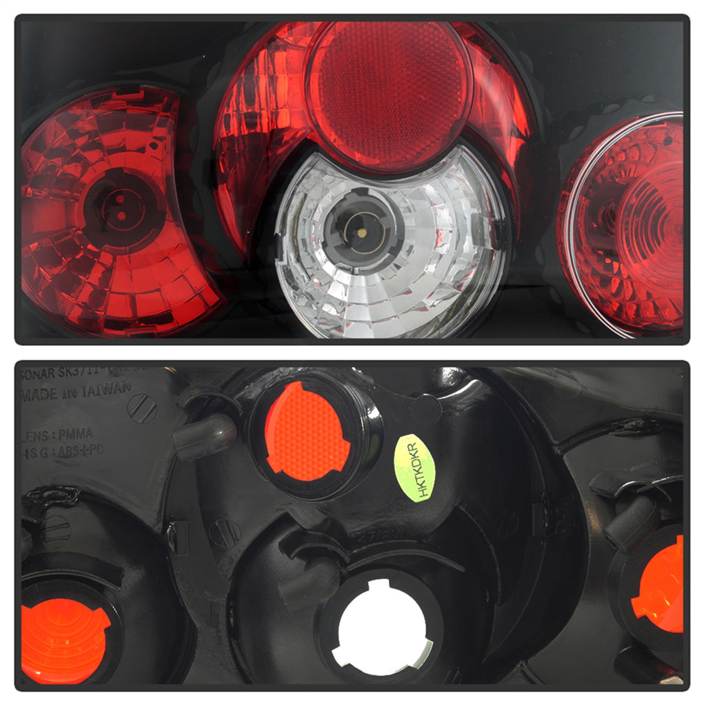 Spyder Auto 5007407 Euro Style Tail Lights for Select Toyota Corolla