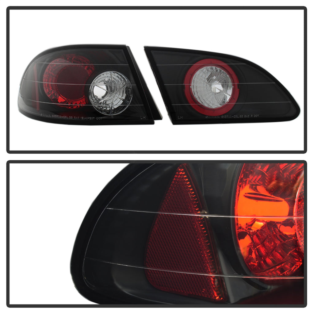 Spyder Auto 5007476 Euro Style Tail Lights for Select Toyota Corolla