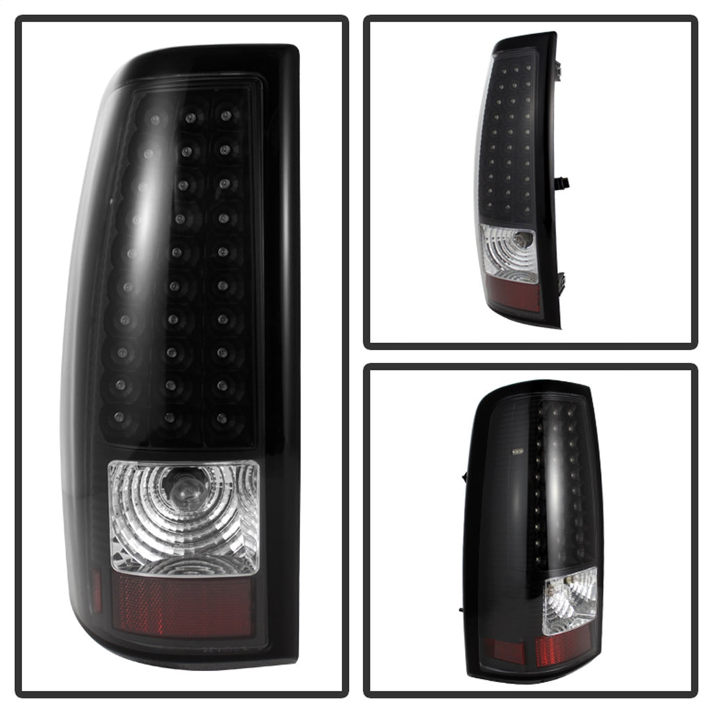 Spyder Auto 5008763 XTune LED Tail Lights for Select Chevrolet Silverado 1500, Chevrolet Silverado Classic, Chevrolet Silverado 2500, Chevrolet Silverado HD, Chevrolet Silverado HD Classic, Chevrolet Silverado 3500, Chevrolet Silverado Classic