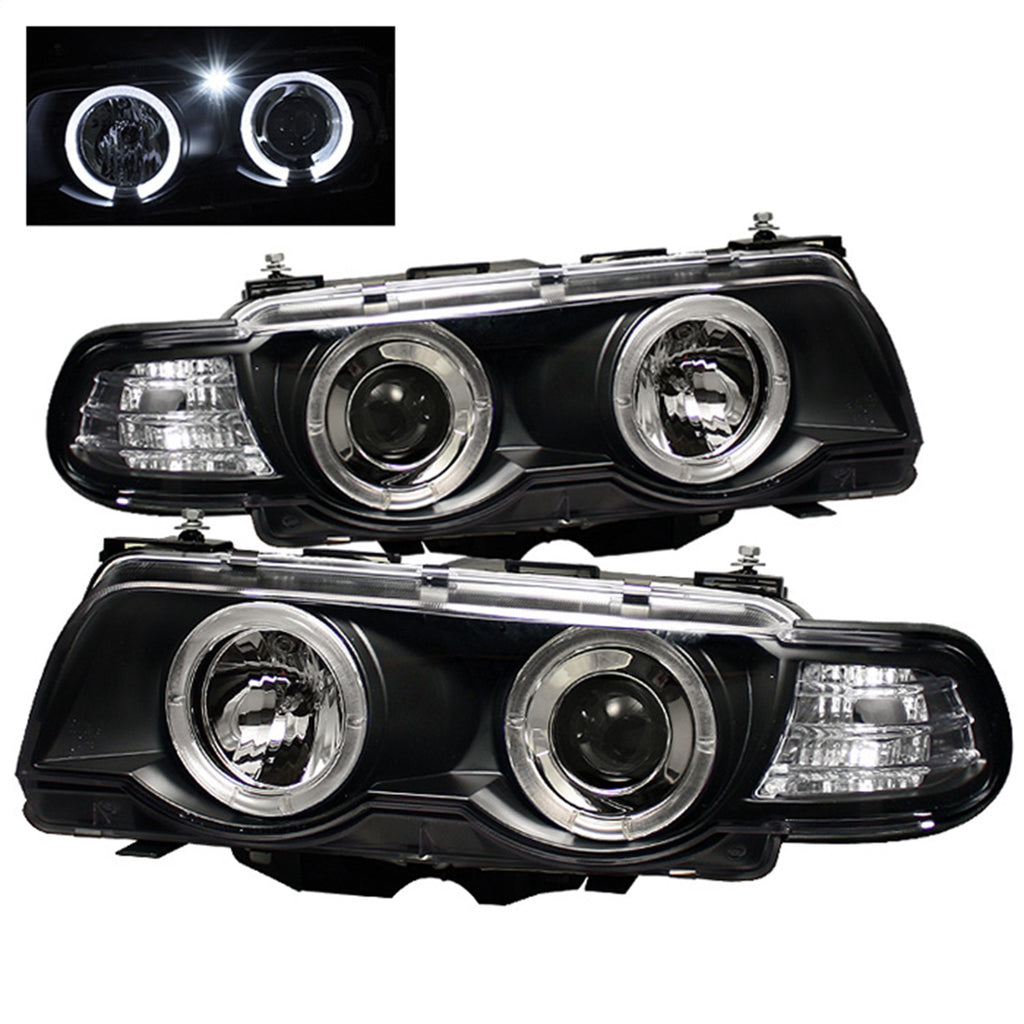 Spyder Auto 5008862 Halo Amber Projector Headlights for Select BMW 740i, BMW 740iL, BMW 750iL