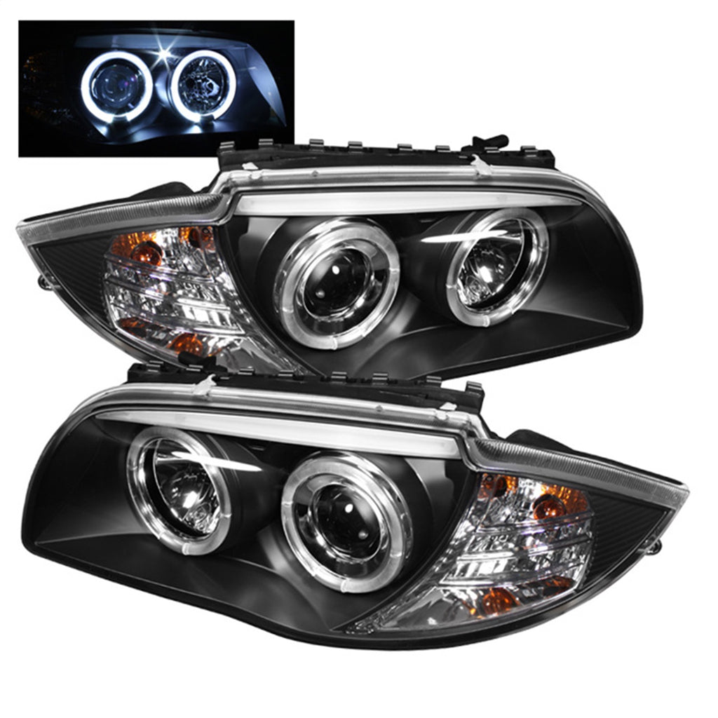 Spyder Auto 5008985 Halo Projector Headlights for Select BMW 1 Series M, BMW 128i, BMW 135i
