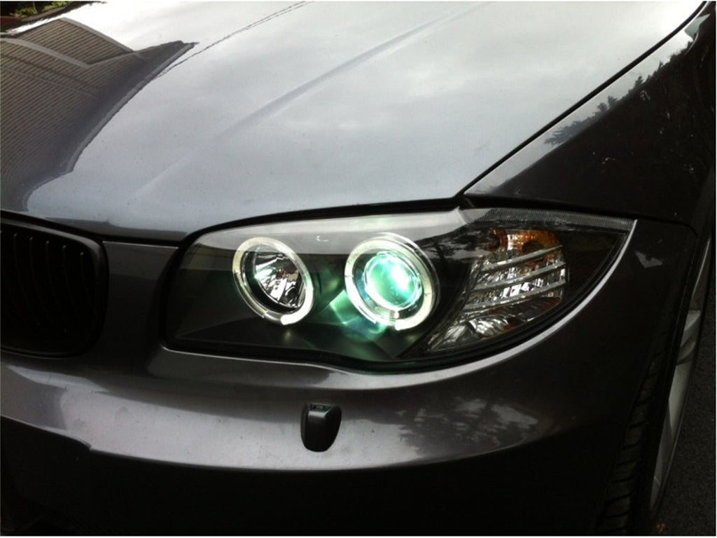 Spyder Auto 5008985 Halo Projector Headlights for Select BMW 1 Series M, BMW 128i, BMW 135i