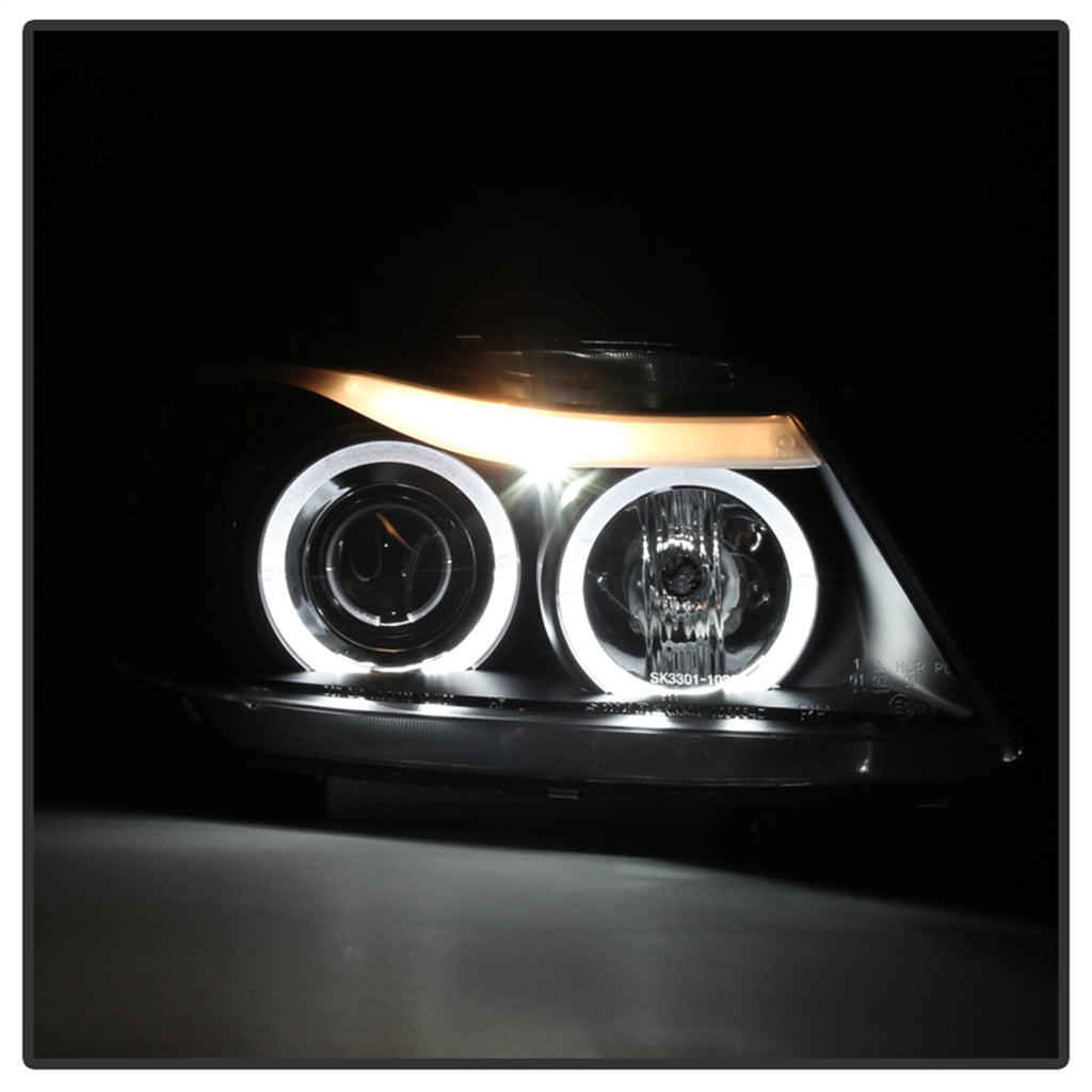 Spyder Auto 5009005 Halo Amber Projector Headlights for Select BMW 323i, BMW 325i, BMW 325xi, BMW 328i, BMW 328xi, BMW 330i, BMW 330xi, BMW 335i, BMW 335xi