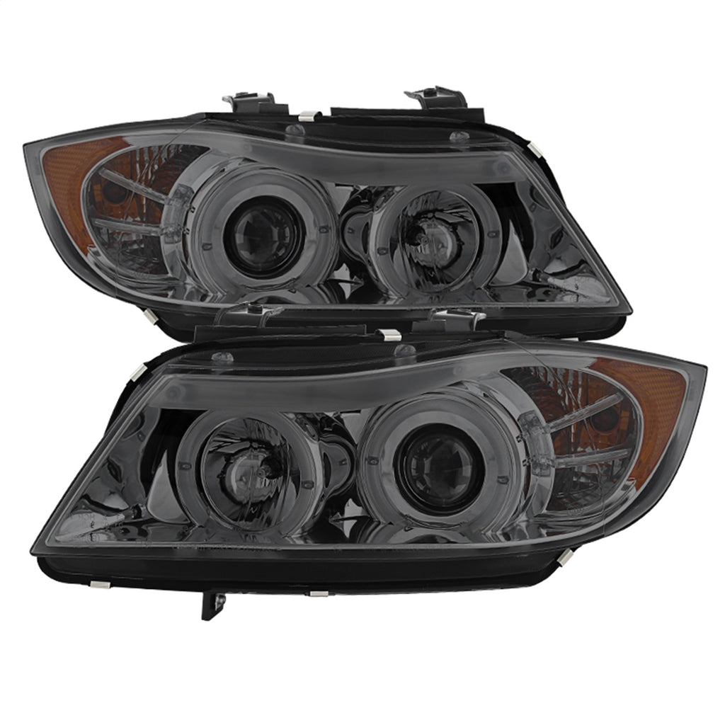 Spyder Auto 5009029 Halo Amber Projector Headlights for Select BMW 323i, BMW 325i, BMW 325xi, BMW 328i, BMW 328xi, BMW 330i, BMW 330xi, BMW 335i, BMW 335xi