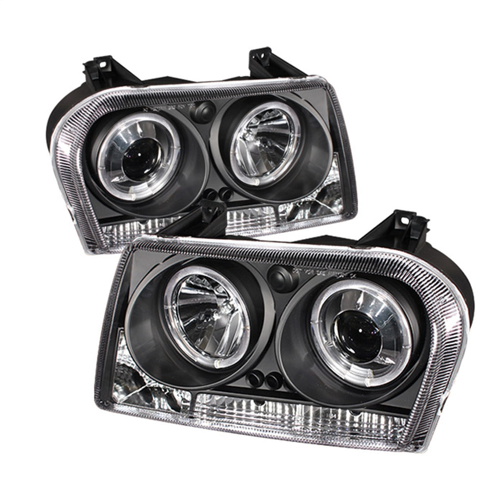 Spyder Auto 5009180 Halo LED Projector Headlights for Select Chrysler 300