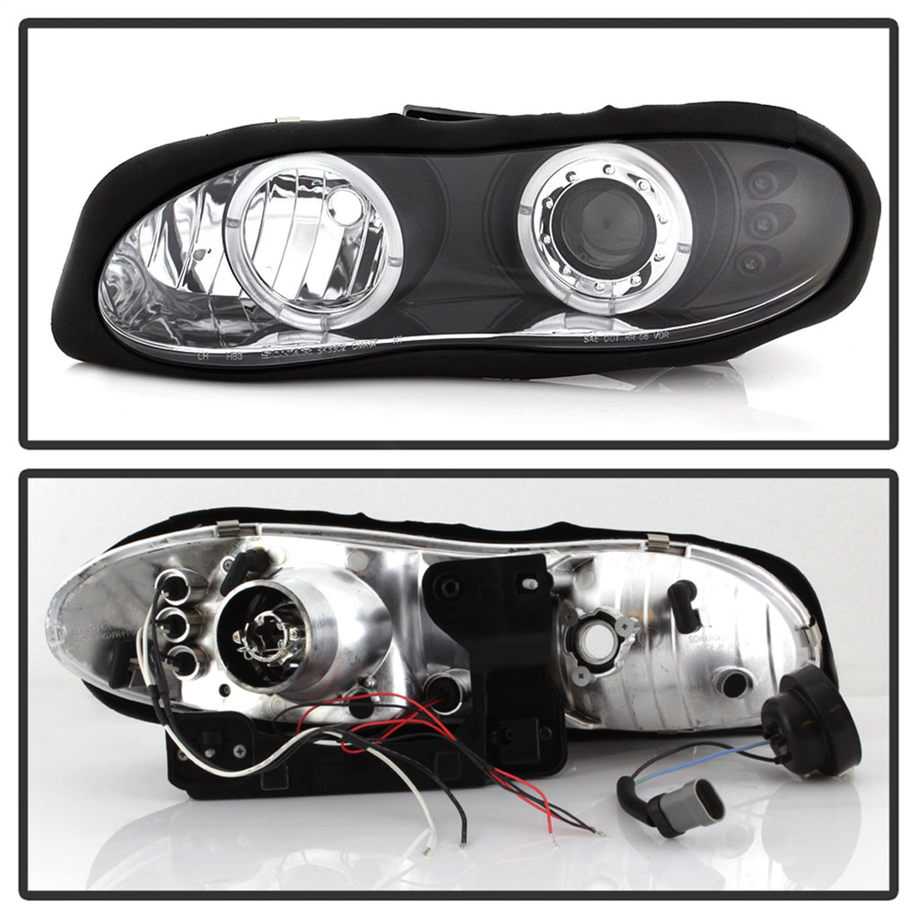 Spyder Auto 5009234 Halo LED Projector Headlights for Select Chevrolet Camaro