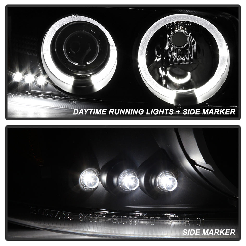 Spyder Auto 5009357 Projector Headlights for Select GMC Sierra 1500, GMC Sierra Classic, GMC Sierra HD, GMC Sierra 2500, GMC Sierra HD, GMC Sierra 3500, GMC Yukon, GMC Yukon XL
