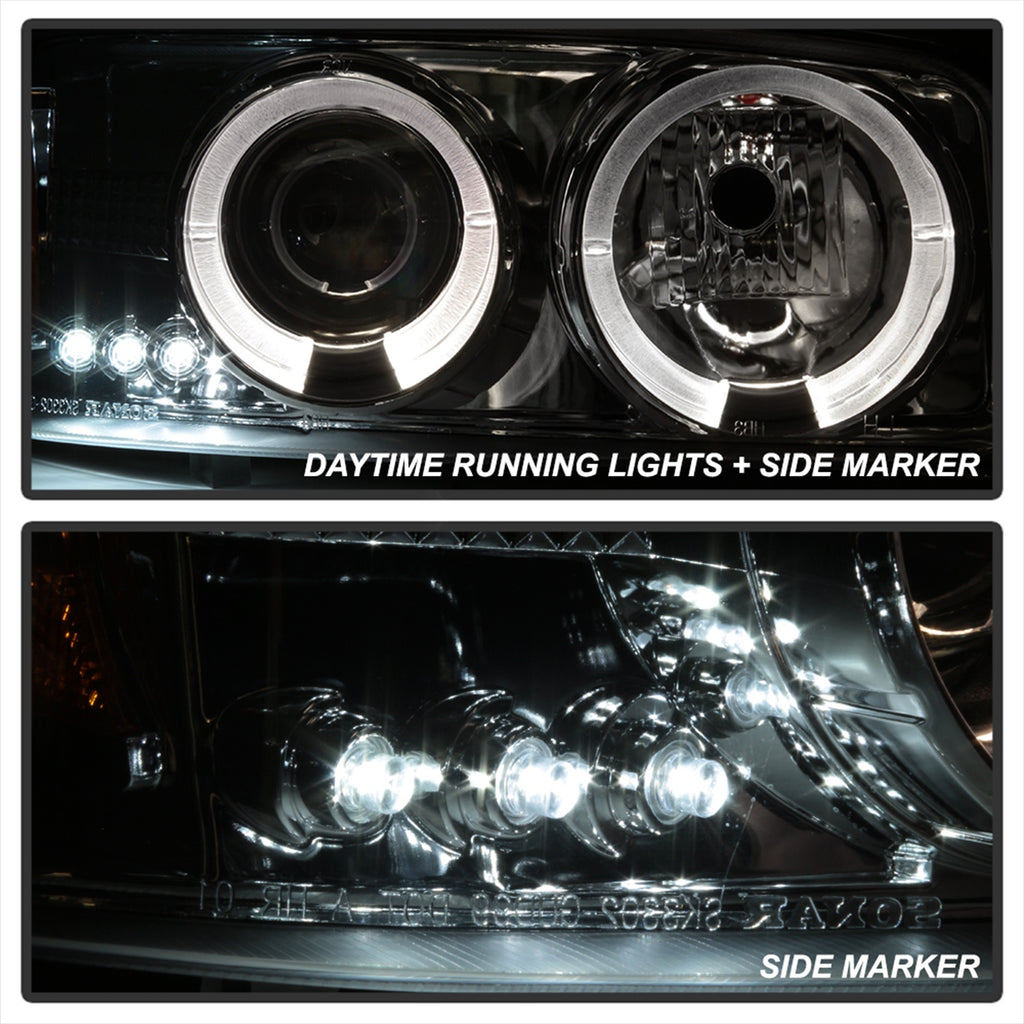 Spyder Auto 5009364 Projector Headlights for Select GMC Sierra 1500, GMC Sierra Classic, GMC Sierra HD, GMC Sierra 2500, GMC Sierra HD, GMC Sierra 3500, GMC Yukon, GMC Yukon XL