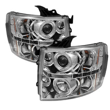 Load image into Gallery viewer, Spyder Auto 5009500 Halo LED Projector Headlights for Select Chevrolet Silverado 1500, Chevrolet Silverado HD, Chevrolet Silverado HD