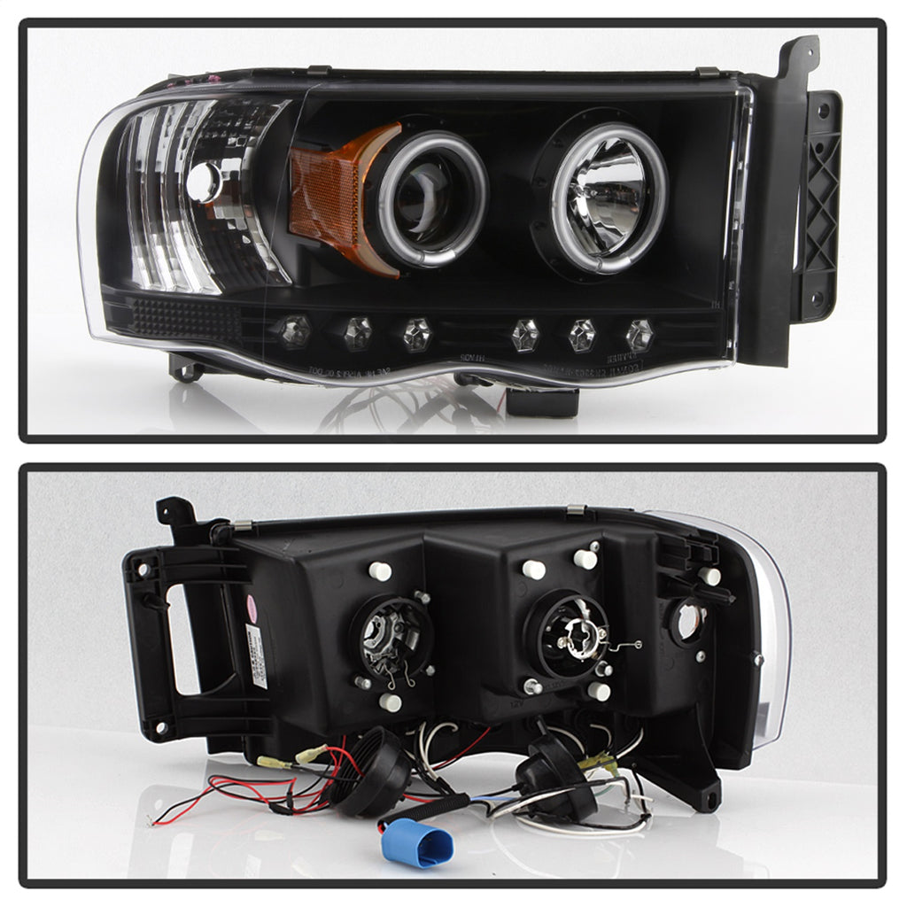 Spyder Auto 5009975 Halo LED Projector Headlights for Select Dodge Ram 1500, Dodge Ram 2500, Dodge Ram