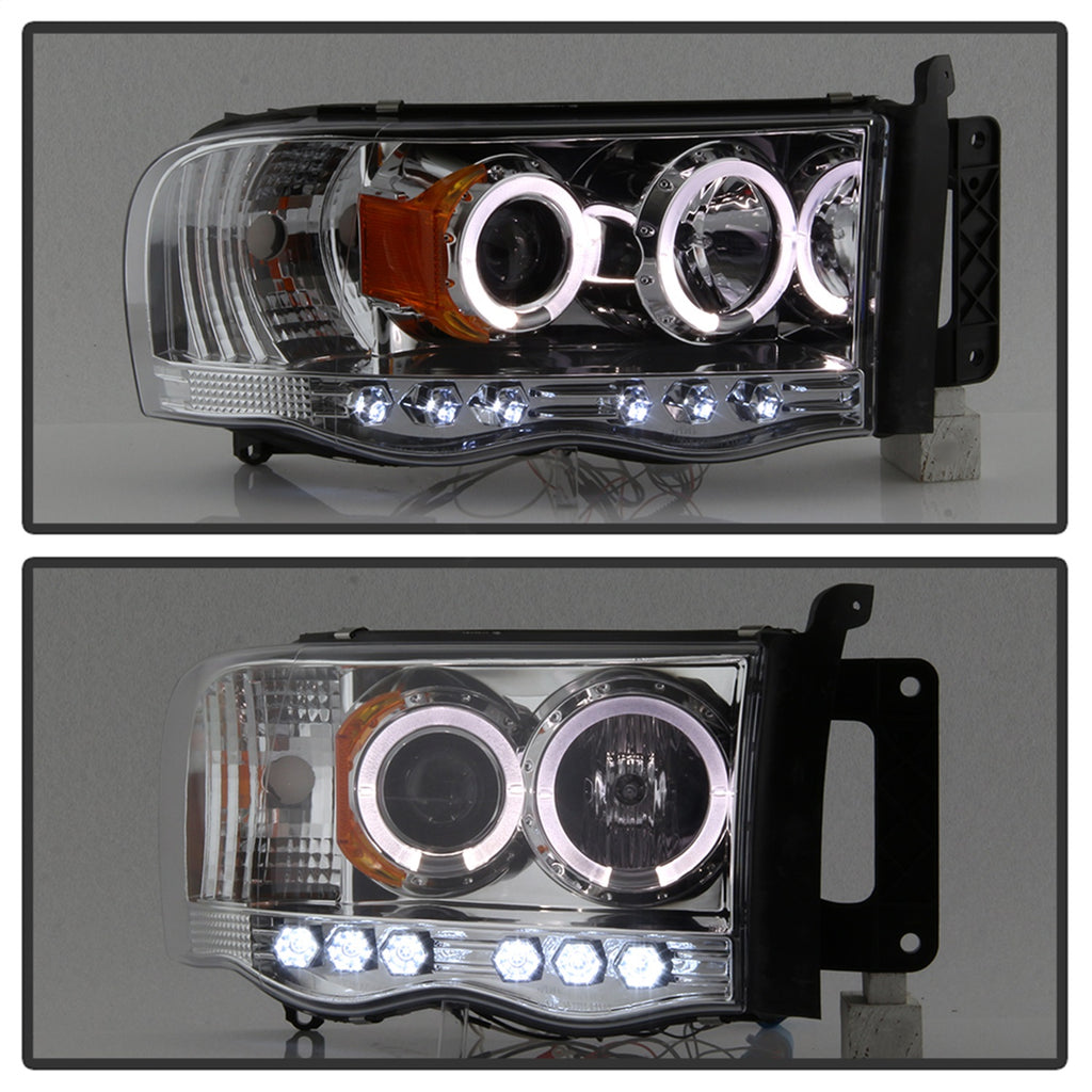 Spyder Auto 5009982 Halo LED Projector Headlights for Select Dodge Ram 1500, Dodge Ram 2500, Dodge Ram