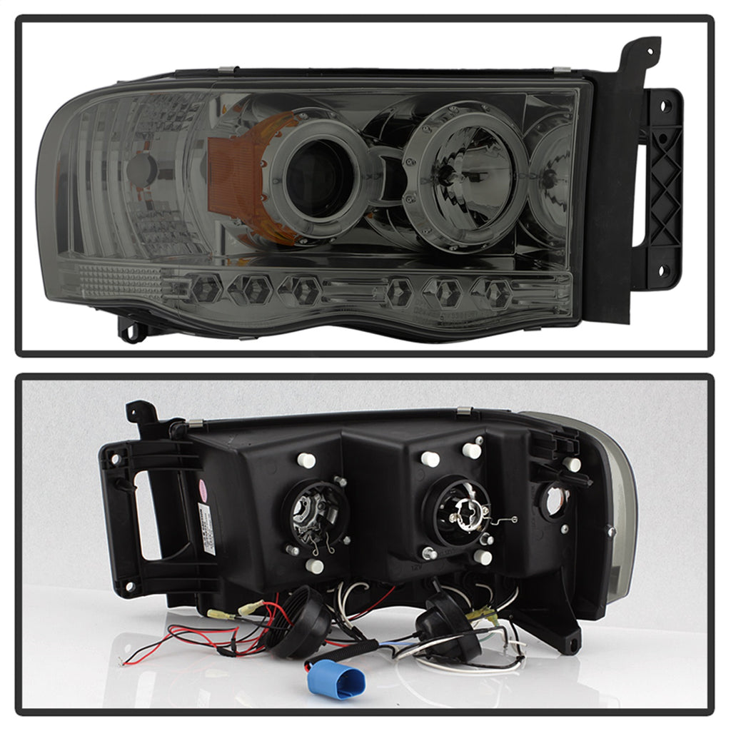 Spyder Auto 5009999 Halo LED Projector Headlights for Select Dodge Ram 1500, Dodge Ram 2500, Dodge Ram