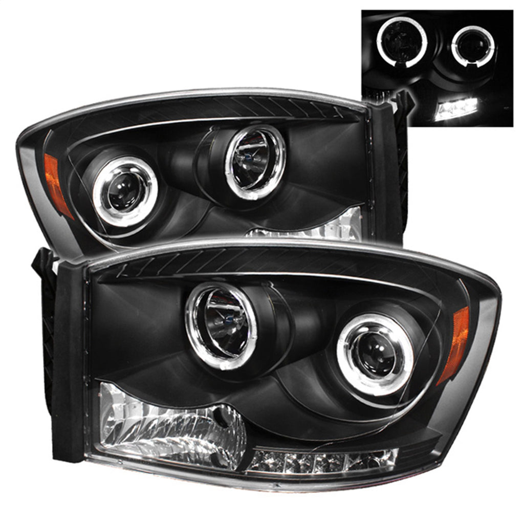 Spyder Auto 5010001 Halo LED Projector Headlights for Select Dodge Ram 1500, Dodge Ram 2500, Dodge Ram