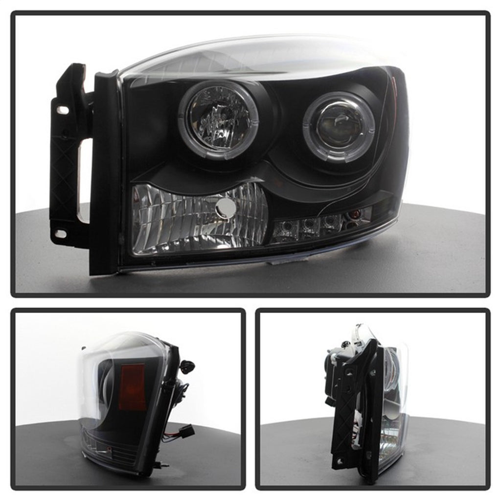 Spyder Auto 5010001 Halo LED Projector Headlights for Select Dodge Ram 1500, Dodge Ram 2500, Dodge Ram