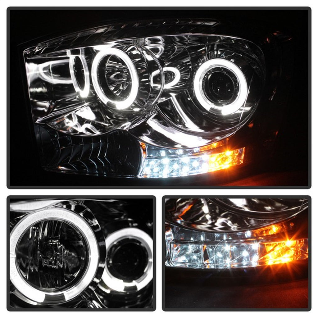 Spyder Auto 5010018 Halo LED Projector Headlights for Select Dodge Ram 1500, Dodge Ram 2500, Dodge Ram