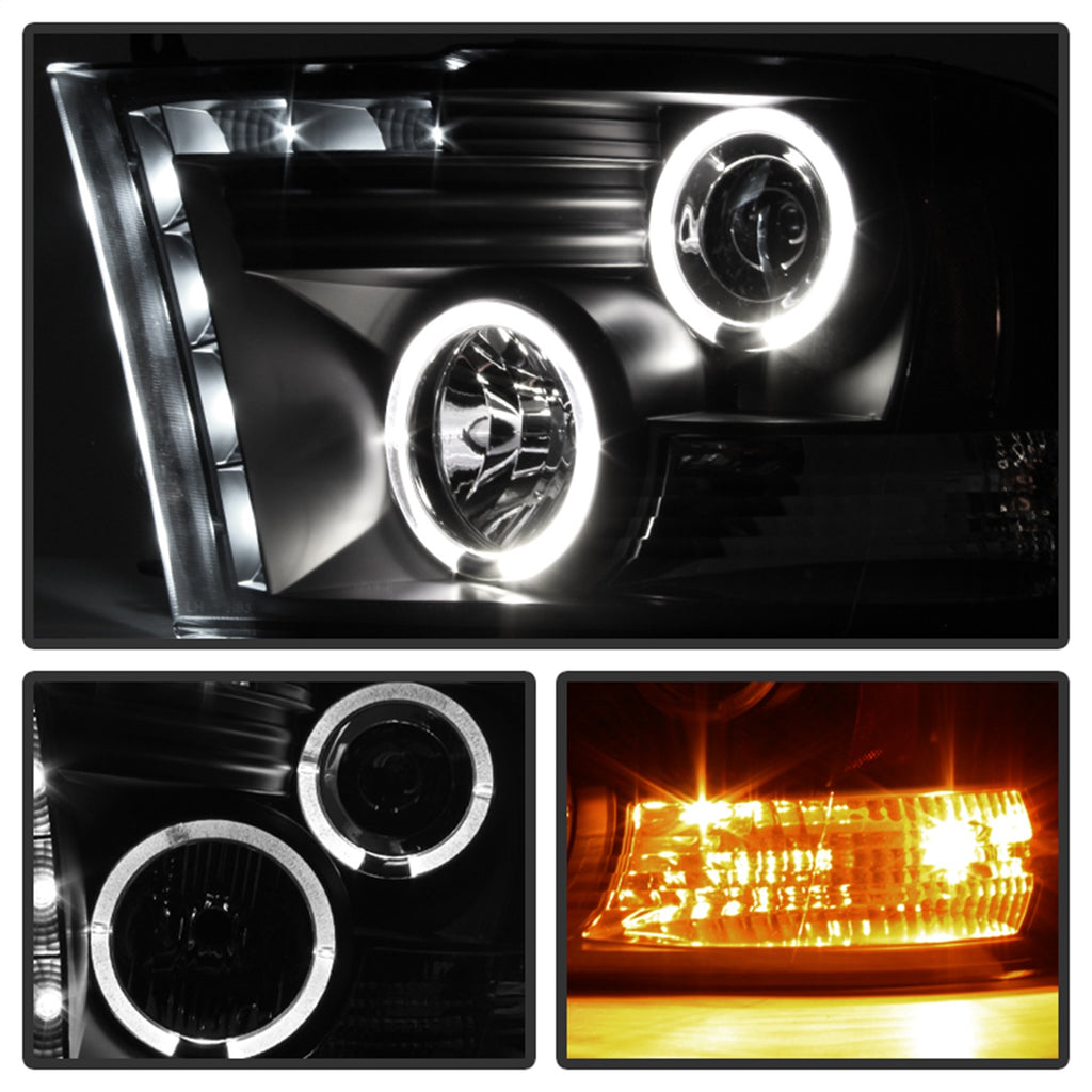 Spyder Auto 5010032 Halo LED Projector Headlights for Select Dodge Ram 1500, Dodge Ram 2500, Dodge Ram 3500, Ram 1500, Ram 2500, Ram