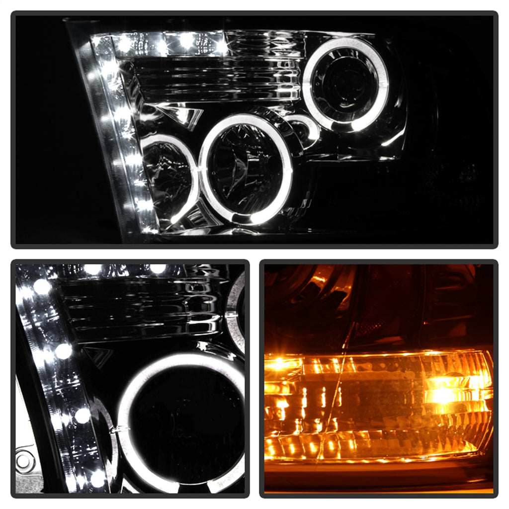 Spyder Auto 5010056 Halo LED Projector Headlights for Select Dodge Ram 1500, Dodge Ram 2500, Dodge Ram 3500, Ram 1500, Ram 2500, Ram