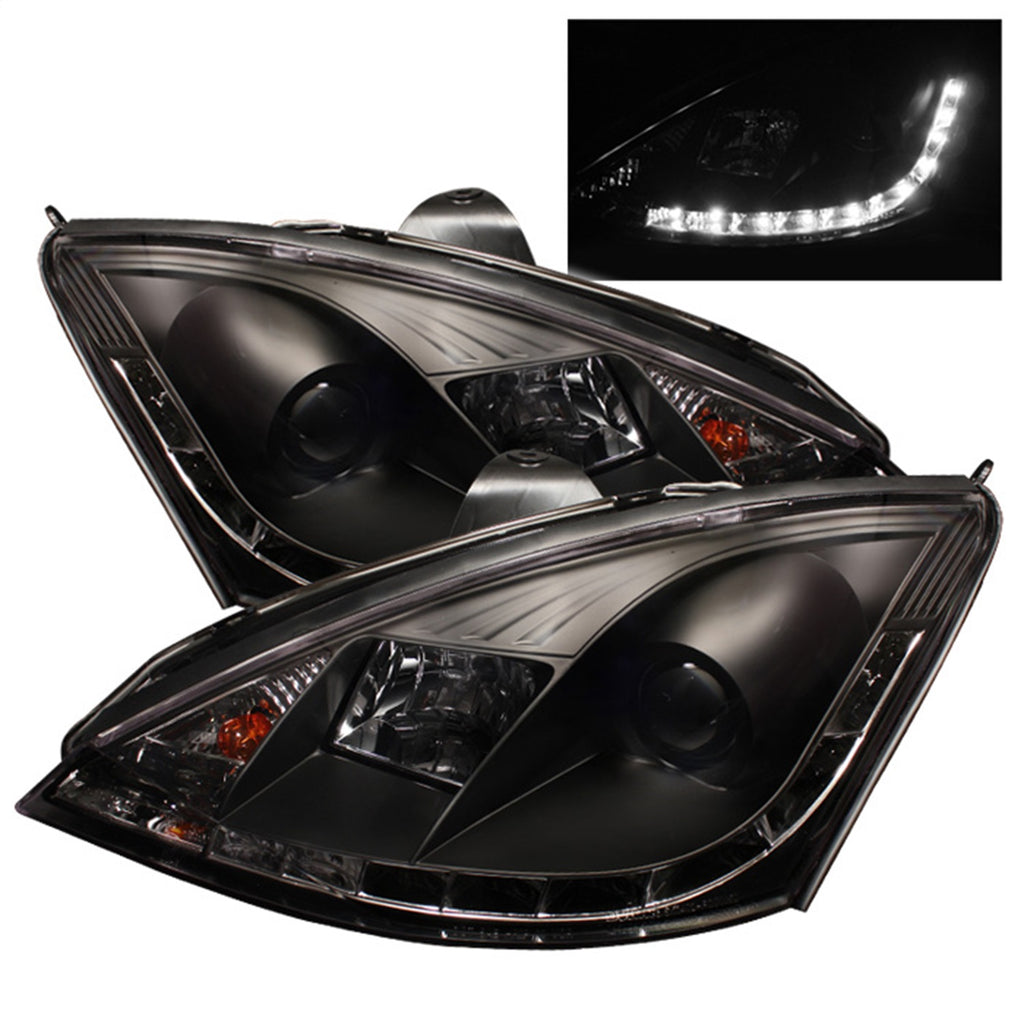 Spyder Auto 5010162 DRL LED Projector Headlights for Select Ford Focus