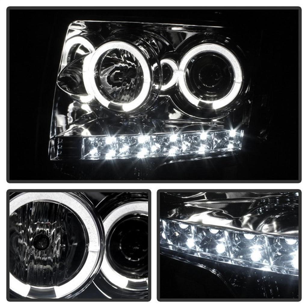 Spyder Auto 5010254 Halo LED Projector Headlights for Select Ford F-150