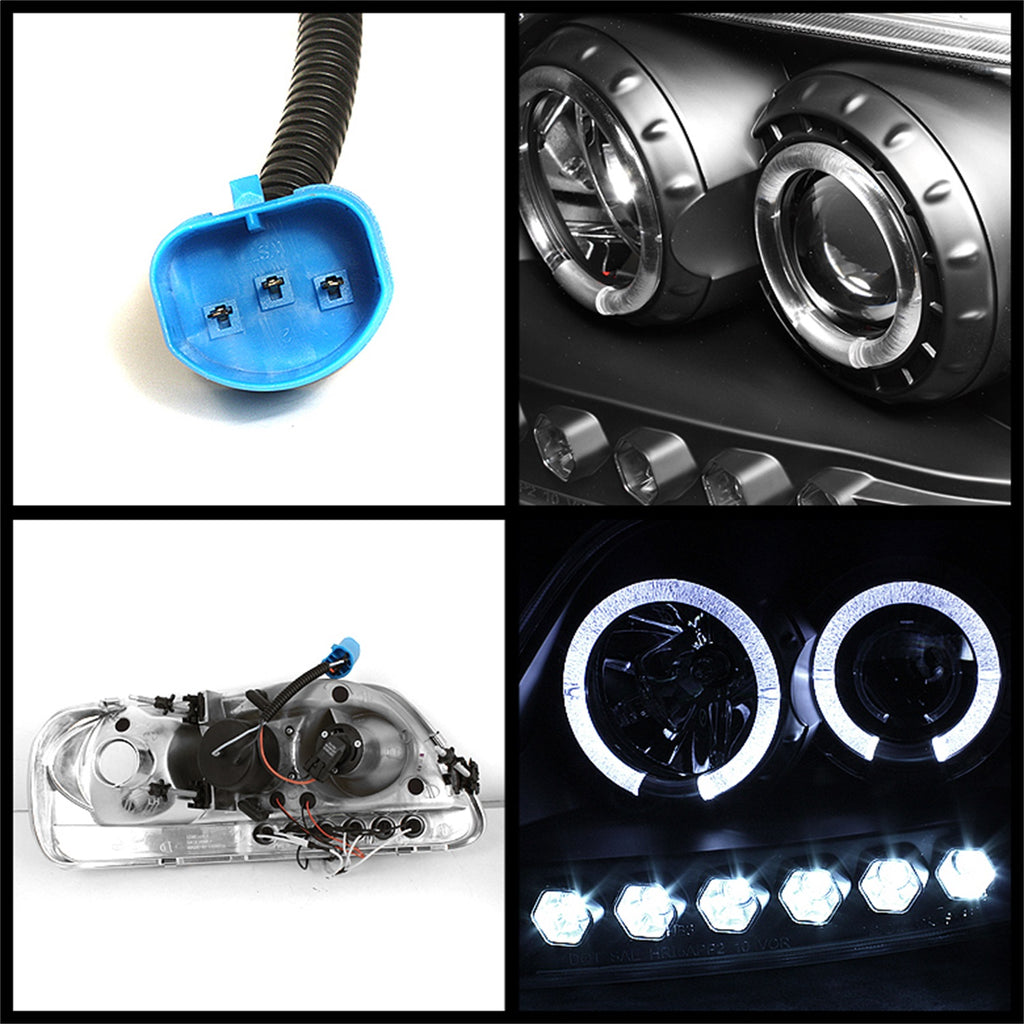 Spyder Auto 5010261 Halo LED Projector Headlights for Select Ford Expedition, Ford F-150