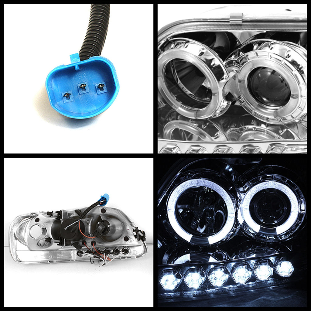 Spyder Auto 5010278 Halo LED Projector Headlights for Select Ford Expedition, Ford F-150
