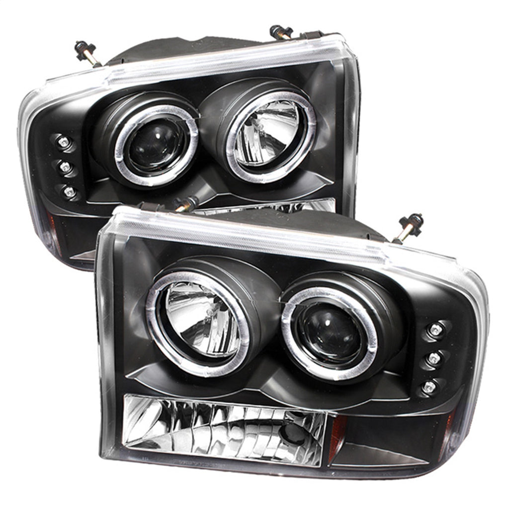 Spyder Auto 5010339 Halo LED Projector Headlights for Select Ford Excursion, Ford F-250 Super Duty