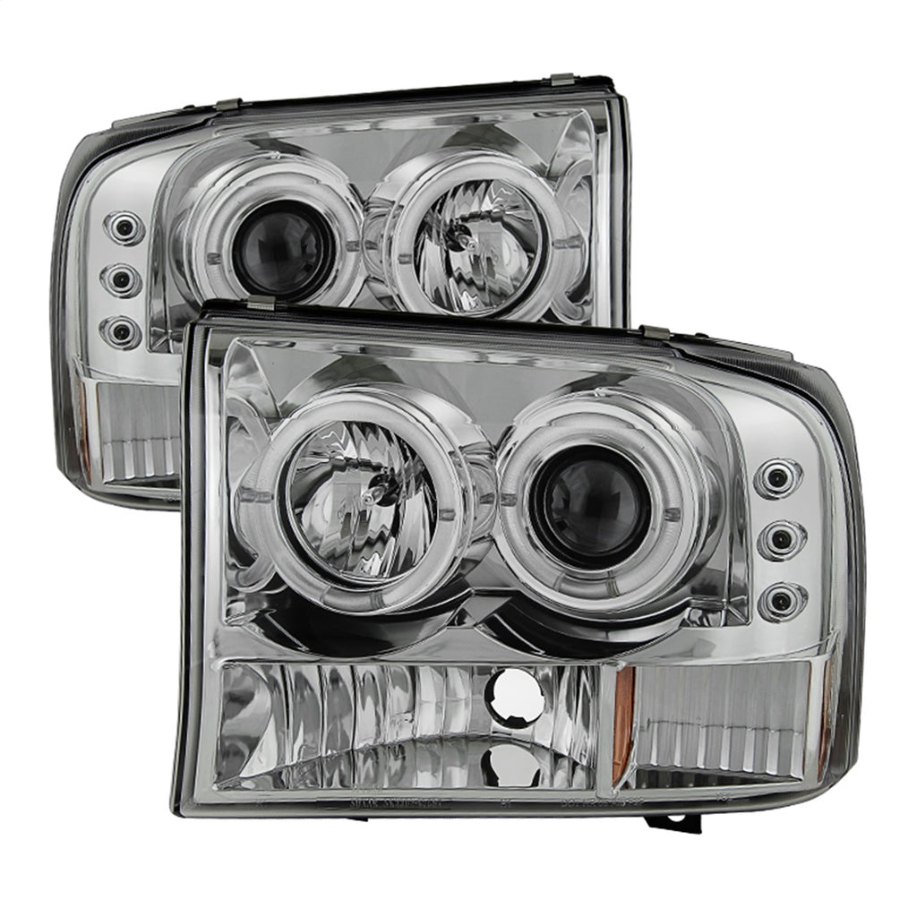 Spyder Auto 5010360 Halo LED Projector Headlights for Select Ford Excursion, Ford F-250 Super Duty