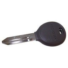 Load image into Gallery viewer, Crown Automotive Jeep Replacement 5010366AA Blank Transponder Key for Jeep TJ, XJ, WJ, KJ, and KK Models for Select Jeep Cherokee, Jeep Commander, Jeep Compass, Jeep Grand Cherokee, Jeep Liberty, Jeep Patriot, Jeep TJ, Jeep Wrangler, Jeep Wrangler JK