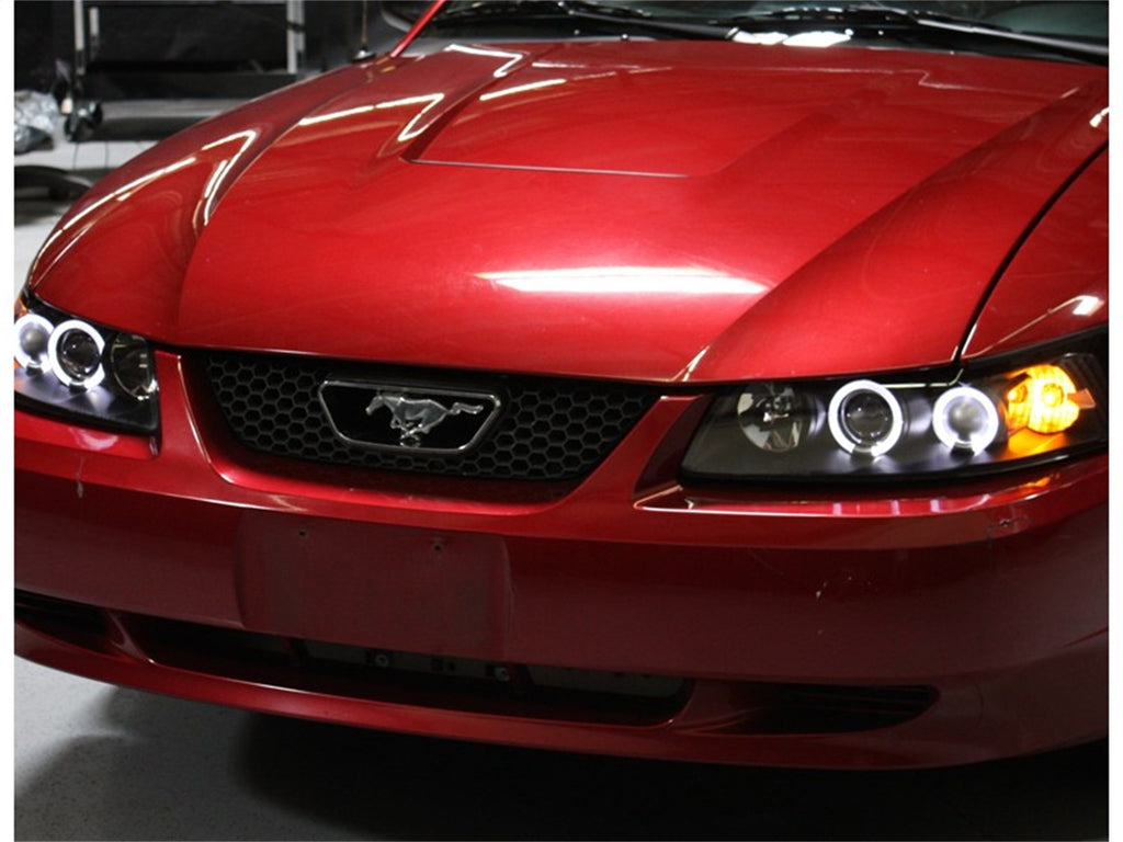 Spyder Auto 5010445 Halo Projector Headlights for Select Ford Mustang