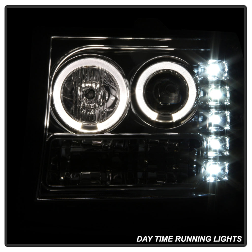 Spyder Auto 5010612 Halo Projector Headlights for Select GMC Sierra 1500, GMC Sierra HD, GMC Sierra HD