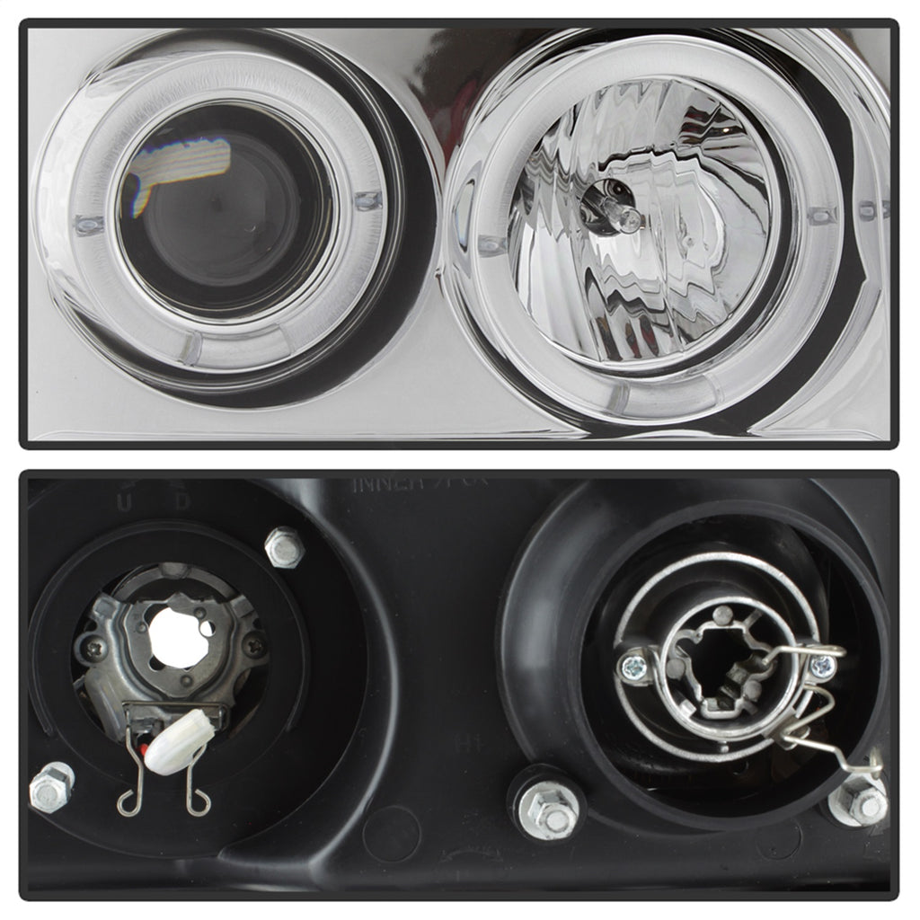 Spyder Auto 5010612 Halo Projector Headlights for Select GMC Sierra 1500, GMC Sierra HD, GMC Sierra HD
