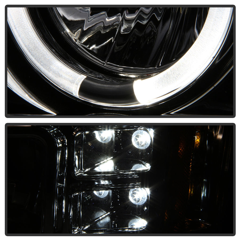 Spyder Auto 5010612 Halo Projector Headlights for Select GMC Sierra 1500, GMC Sierra HD, GMC Sierra HD