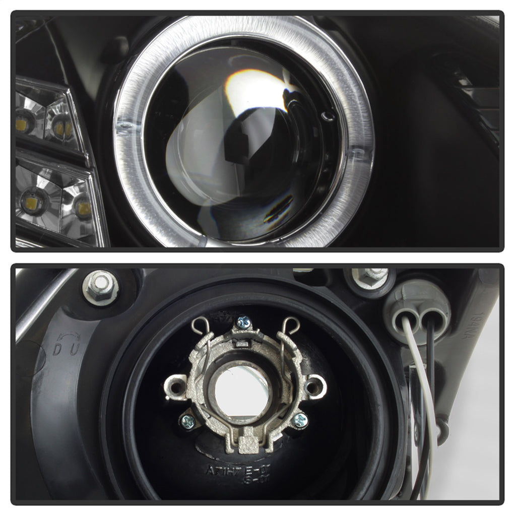 Spyder Auto 5011060 Halo DRL LED Projector Headlight for Select INFINITI G35