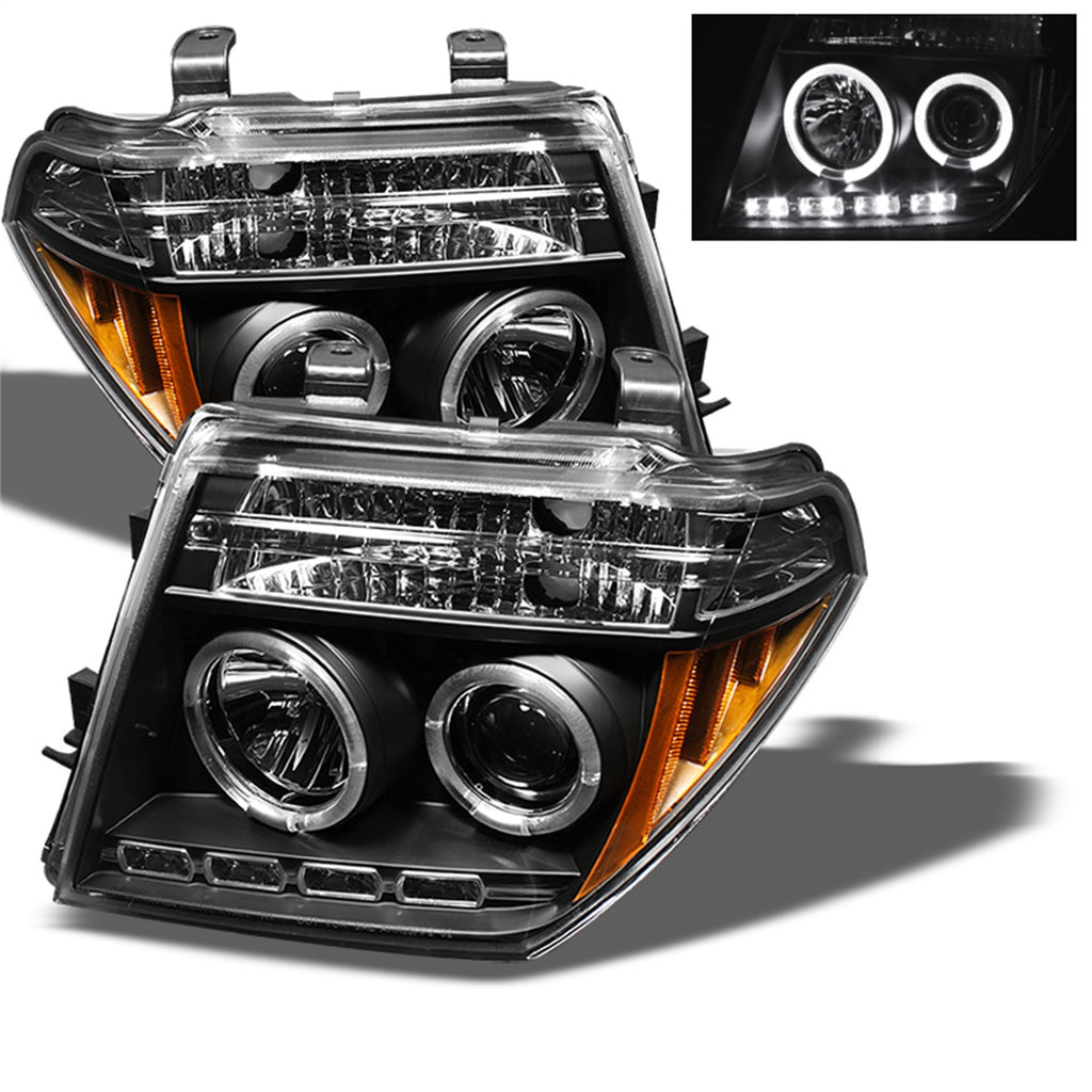 Spyder Auto 5011527 Halo LED Projector Headlights for Select Nissan Frontier, Nissan Pathfinder