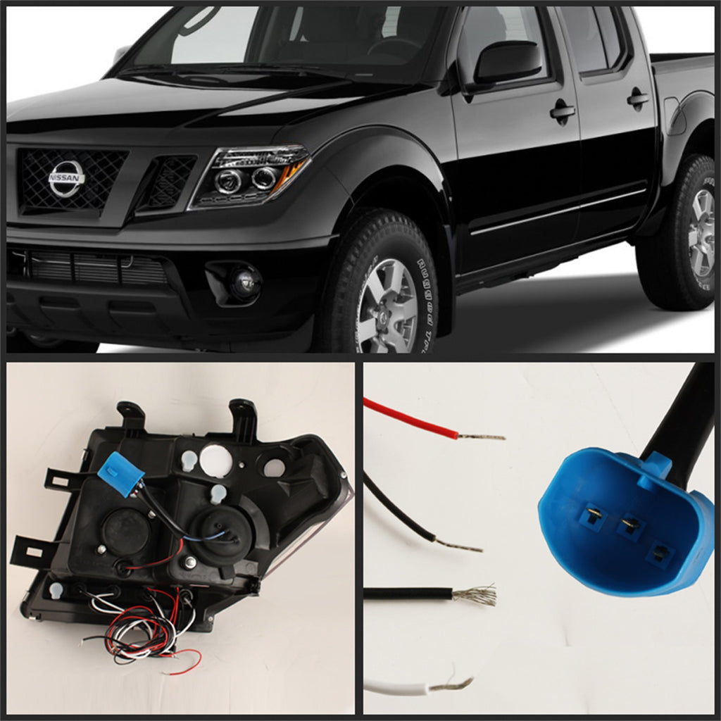 Spyder Auto 5011527 Halo LED Projector Headlights for Select Nissan Frontier, Nissan Pathfinder