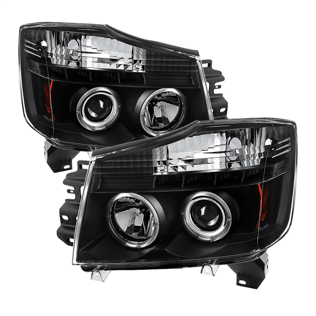 Spyder Auto 5011572 Halo LED Projector Headlights for Select Nissan Armada, Nissan Pathfinder Armada, Nissan TITAN