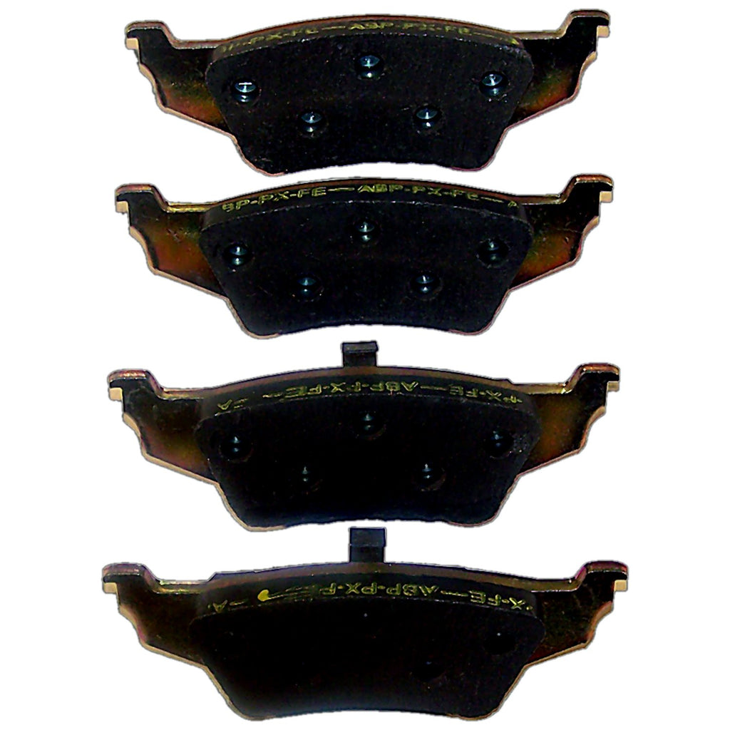 Crown Automotive Jeep Replacement 5011631TI Rear Brake Pad Set for Select 1998-2009 Dodge and Chrysler w/ Rear Disc Brakes