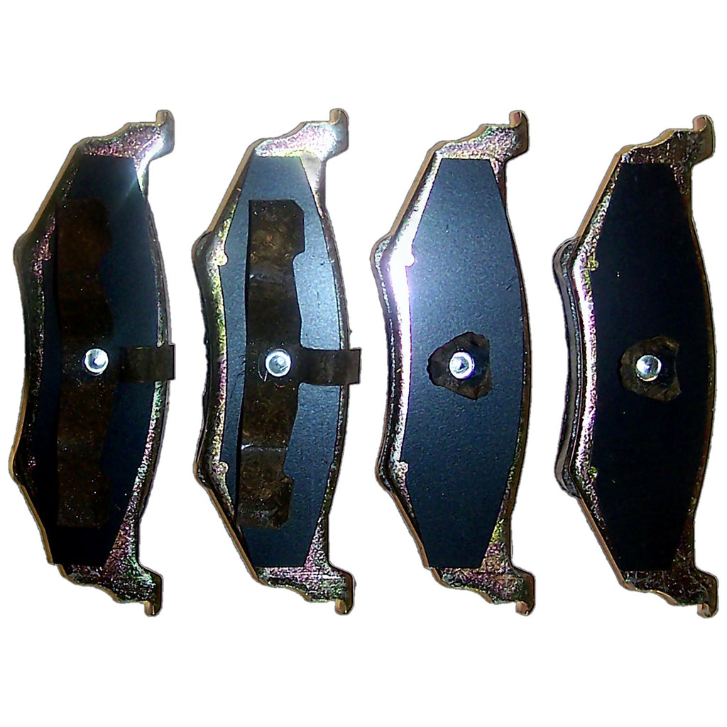 Crown Automotive Jeep Replacement 5011631TI Rear Brake Pad Set for Select 1998-2009 Dodge and Chrysler w/ Rear Disc Brakes
