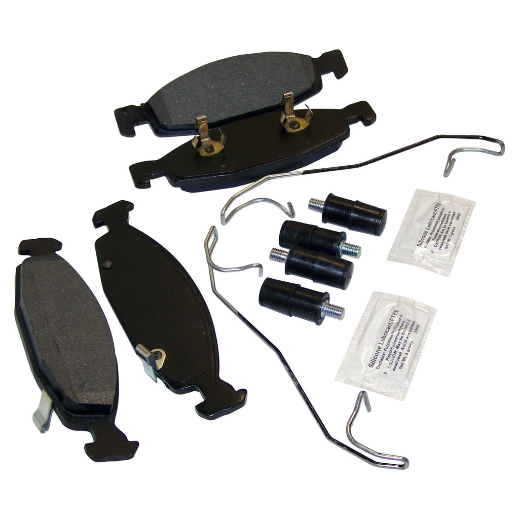 Crown Automotive Jeep Replacement 5011969MK Front Brake Pad Master Kit for 99-02 Grand Cherokee w/ Teves (Black) Calipers for Select Jeep Grand Cherokee
