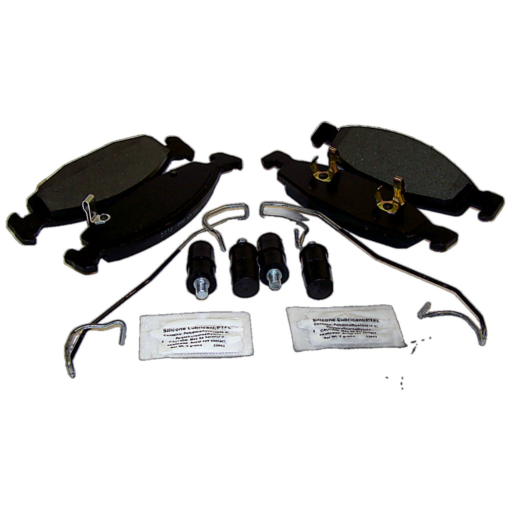 Crown Automotive Jeep Replacement 5011969MK Front Brake Pad Master Kit for 99-02 Grand Cherokee w/ Teves (Black) Calipers for Select Jeep Grand Cherokee