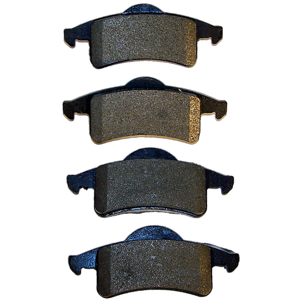 Crown Automotive Jeep Replacement 5011970AB Rear Disc Brake Pad Set for 99-04 Jeep WJ, WG Grand Cherokeee, Left & Right for Select Jeep Grand Cherokee