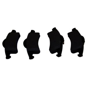 Crown Automotive Jeep Replacement 5011970AB Rear Disc Brake Pad Set for 99-04 Jeep WJ, WG Grand Cherokeee, Left & Right for Select Jeep Grand Cherokee