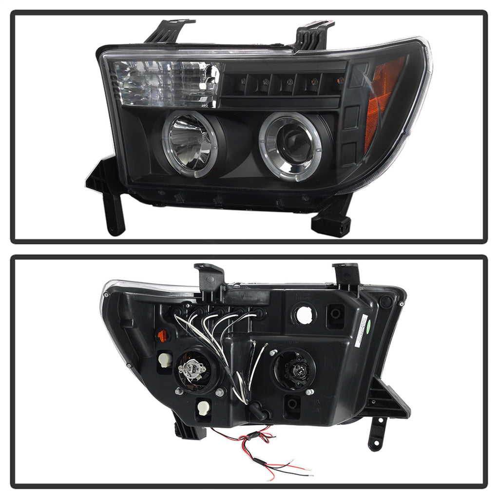 Spyder Auto 5012029 Halo Projector Headlights for Select Toyota Sequoia, Toyota Tundra