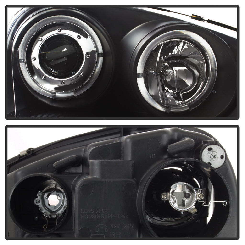 Spyder Auto 5012098 Halo LED Projector Headlights for Select Volkswagen GTI, Volkswagen Jetta, Volkswagen Rabbit